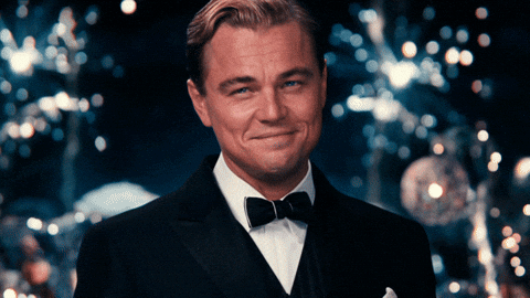 Leonardo DiCaprio Cheers Toast